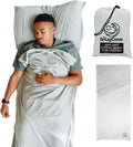 Soft Cotton Sleeping Bag Liner 100% Organic Jersey Cotton - Travel