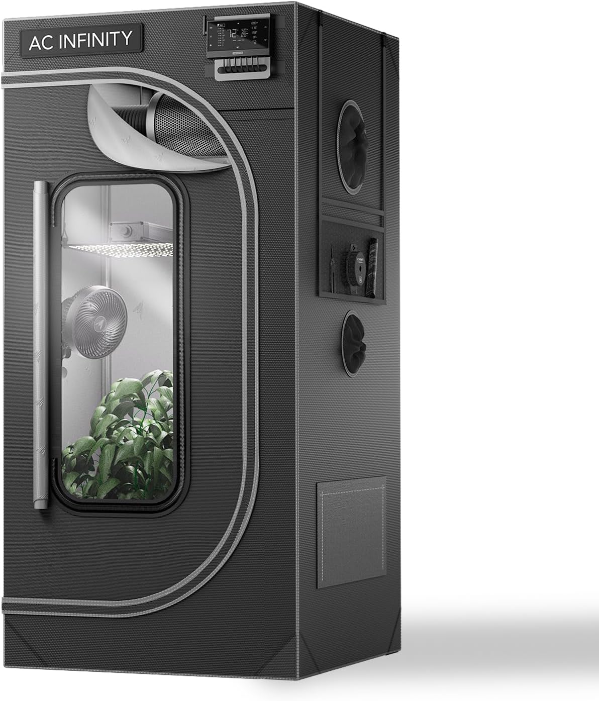 AC Infinity CLOUDLAB 632 Grow Tent 3x2 with 2000D Mylar Canvas