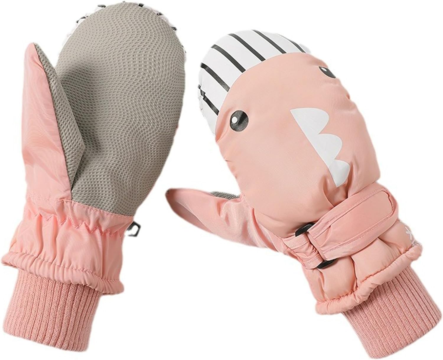 UTOWO Water-Repellent Shark Mittens for Kids
