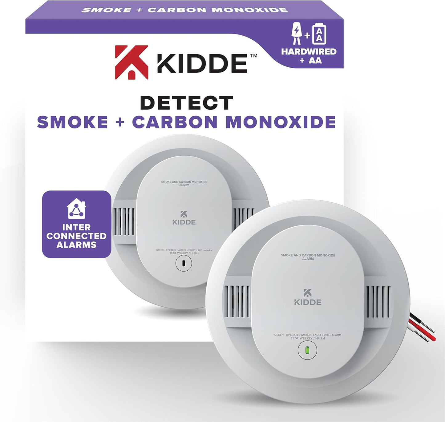 Kidde Smoke Detector with LED Indicators for Safety Alerts