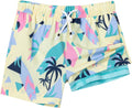 SURF CUZ Boys Swim Trunks with Boxer Brief Liner - Comfortable