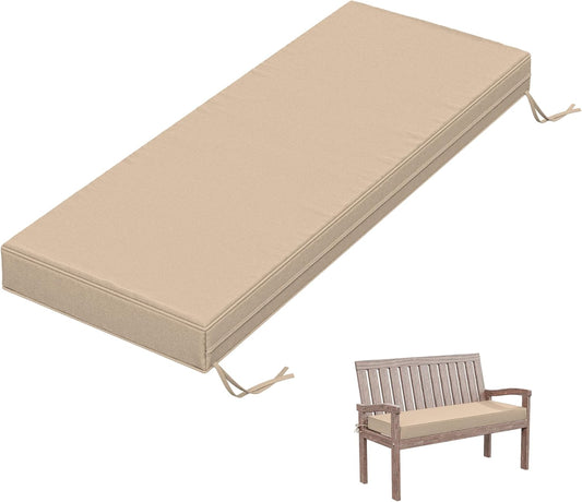 Outdoor Bench Cushion 48 X 18 X 3.5 Inch Waterproof for Comfort