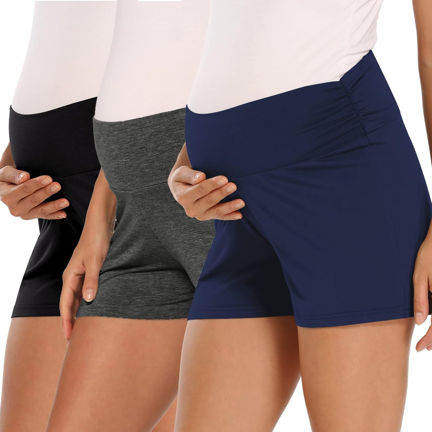 fitglam Women's Maternity Shorts for Comfort and Style