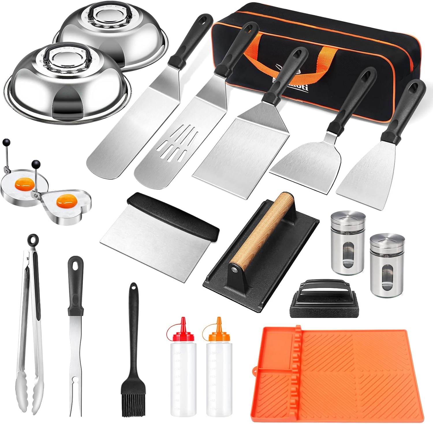 22PCS Griddle Accessories Kit for Outdoor BBQ and Grilling Fun