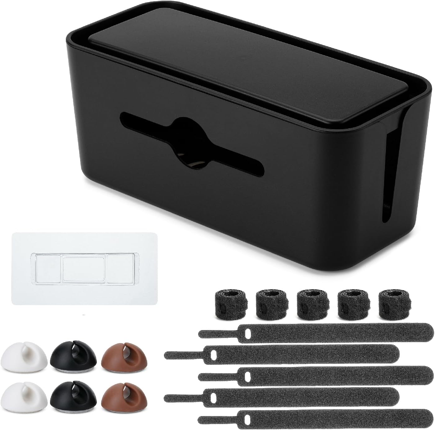Bates- Cable Management Box | Cord Organizer