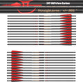 100% Pure Carbon Crossbow Bolts 24-Pack 20/22 in - Precision Pack