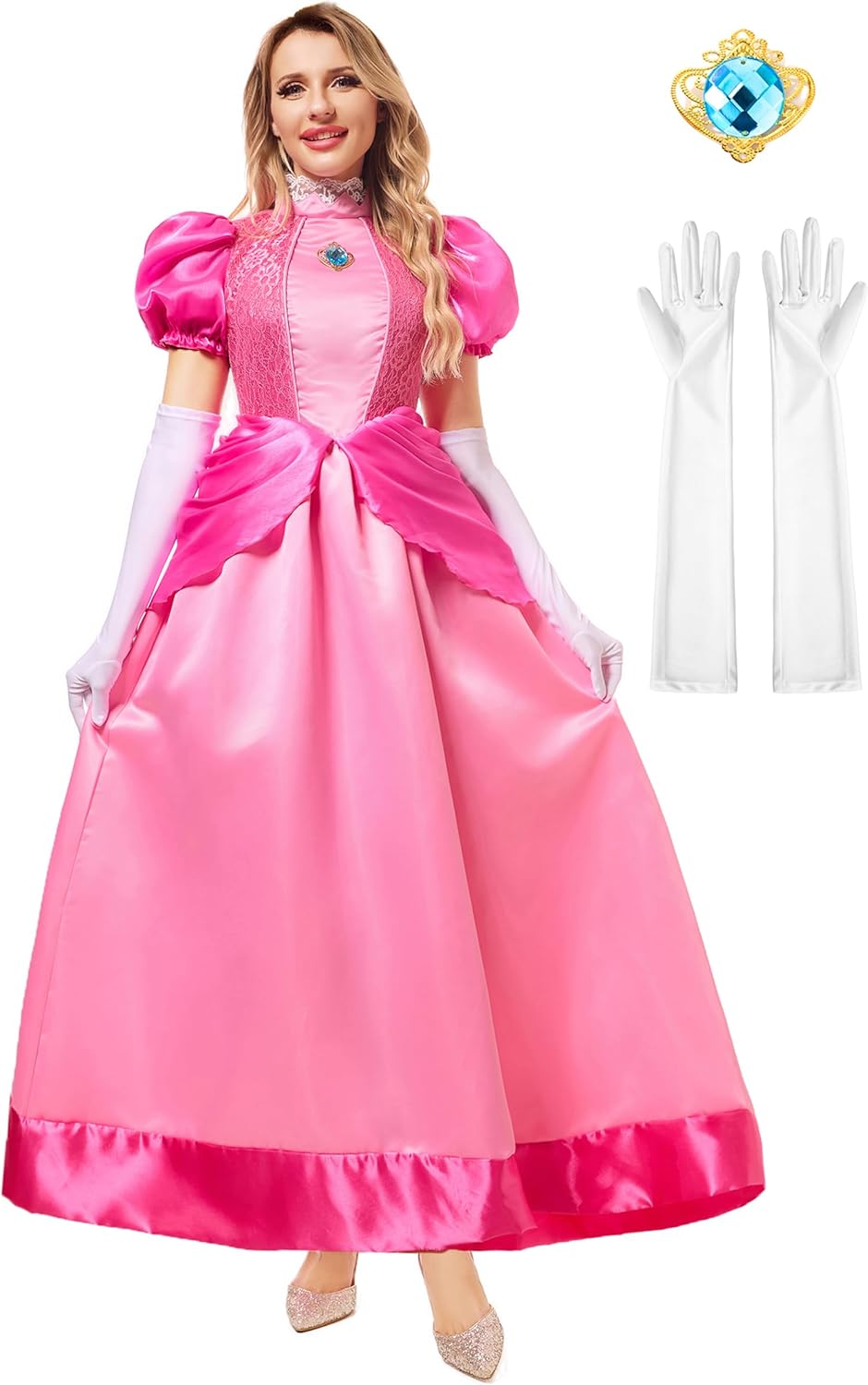 Funna Princess Costume for Women - Elegant Halloween Dress Up