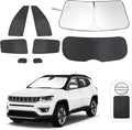 TINGLU Window Shades for Jeep Compass 2017-2024 - Full Side & Rear