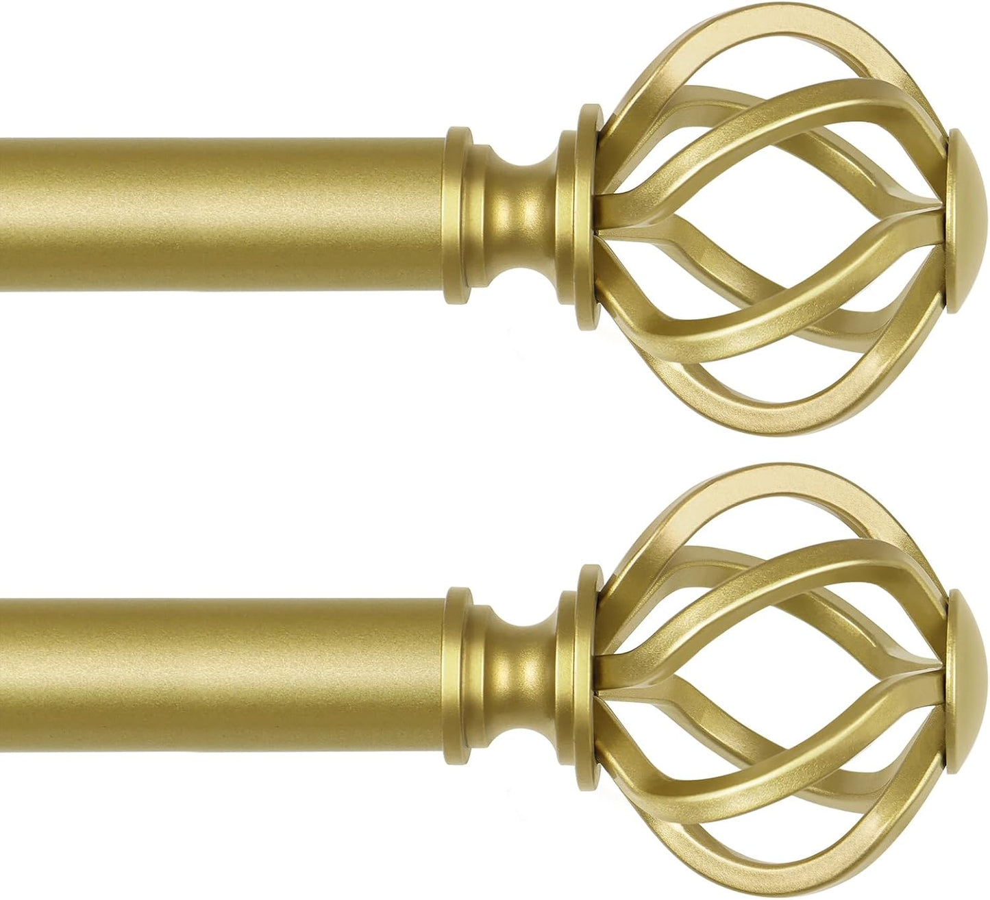 Telescoping Curtain Rods 32 to 58 Inches for Elegant Windows