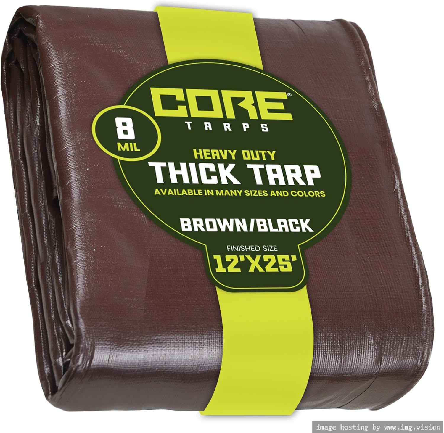 Heavy Duty 8 Mil Tarp Cover for All Weather Protection