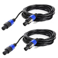 Pack of 2 Speakon Cable 20 ft Speakon to Speakon Cables - Reliable