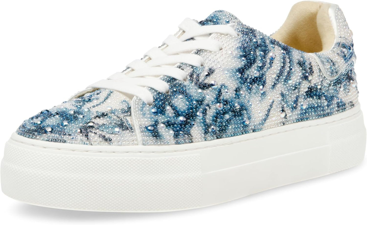 Betsey Johnson Women's Sidny Sneaker with Rhinestone Detail