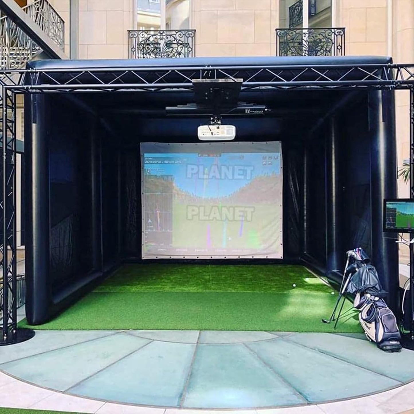 Inflatable Golf Simulator: Perfect Your Swing Anywhere! 11.8ft
