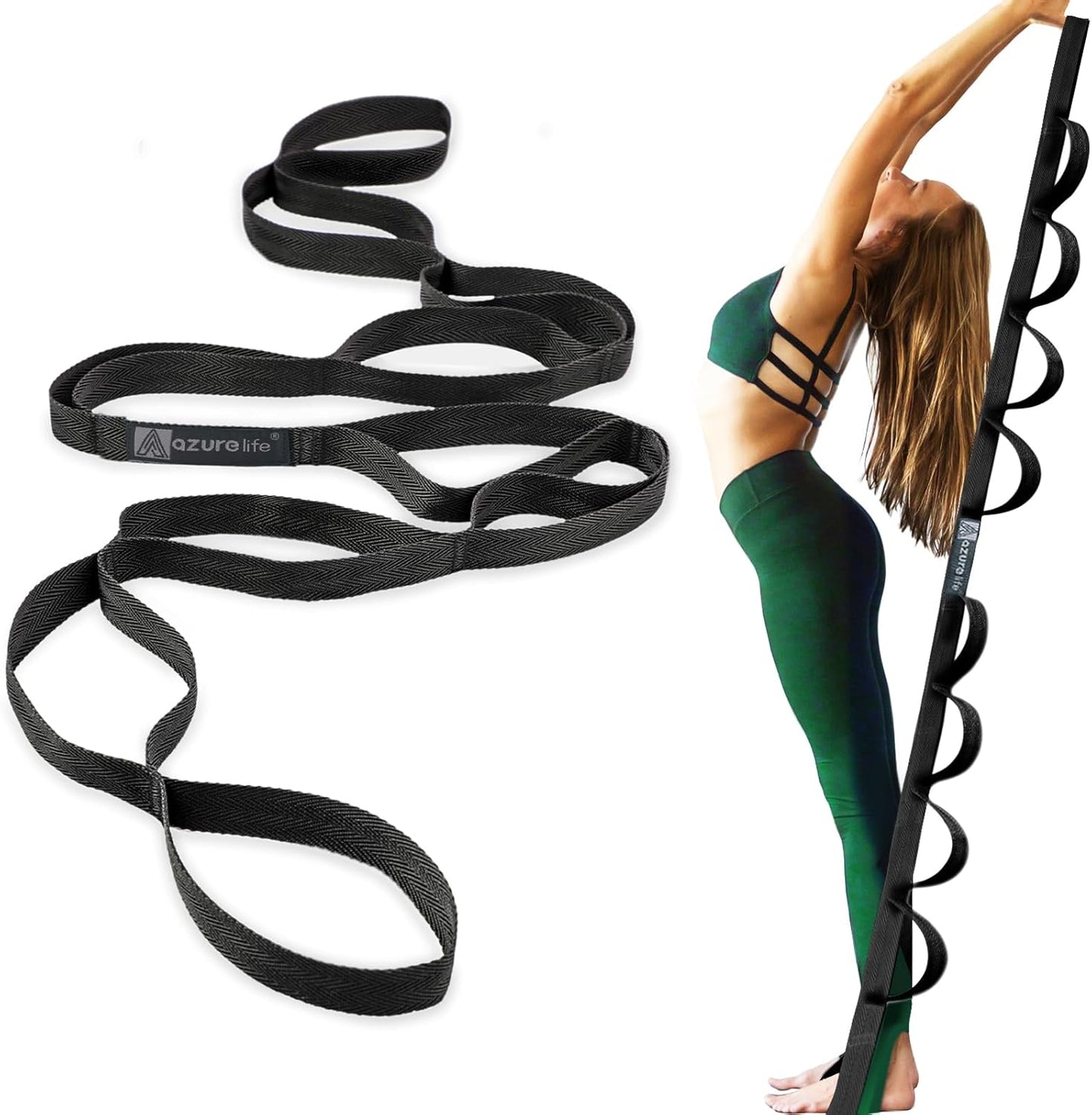 Durable Multi-Loop Yoga Strap - A AZURELIFE