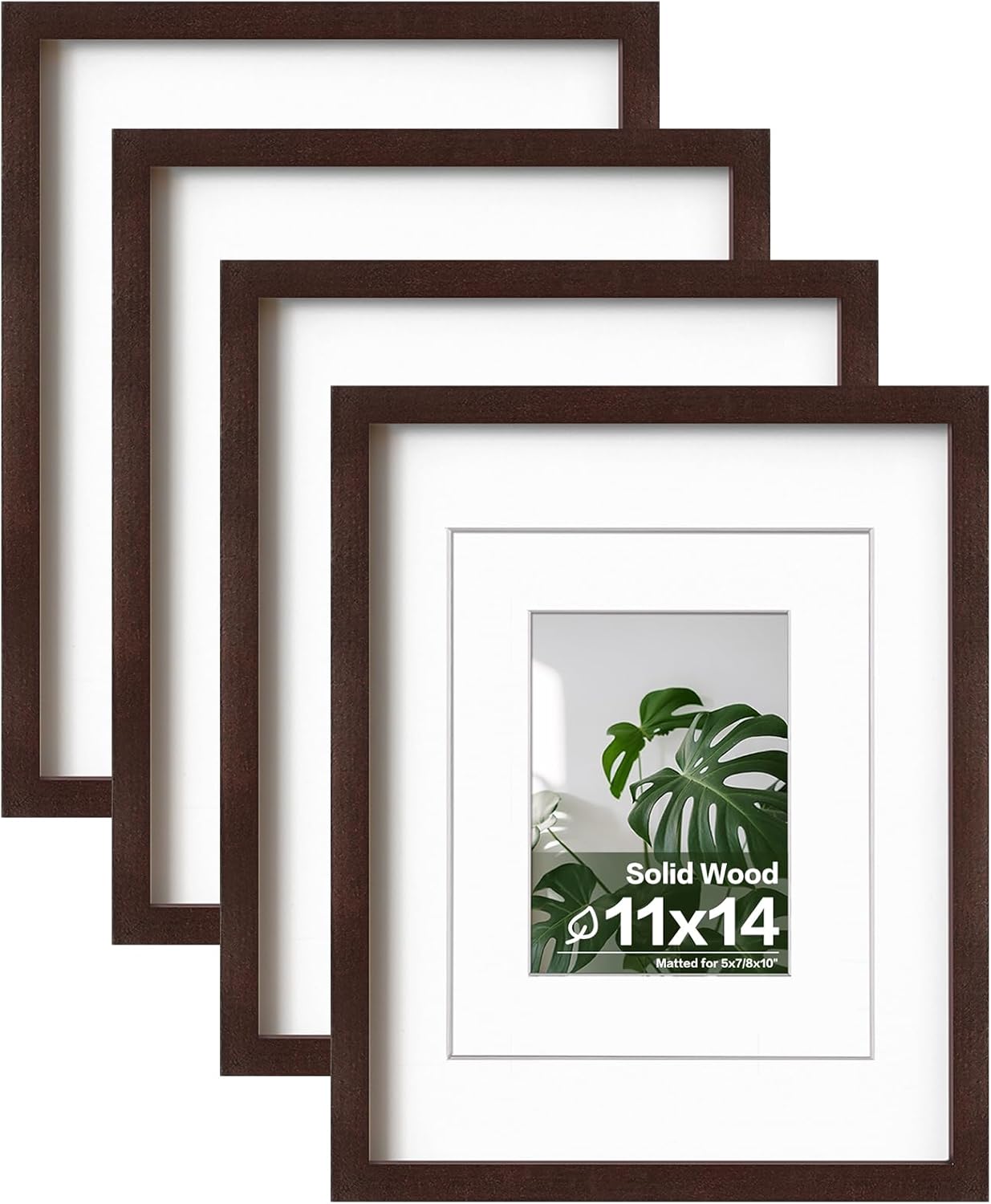 Egofine 11x14 Picture Frames Set of 4 for Wall and Tabletop