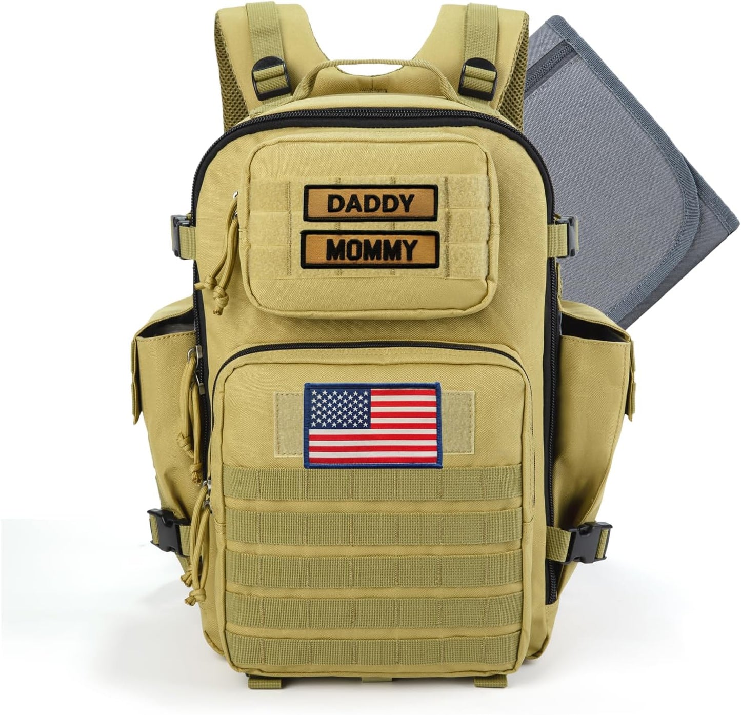 Premium Military Diaper Bag - Spacious & Stylish Backpack