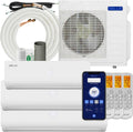 Della 36K BTU 3-Zone Mini Split - Energy Efficient Multi Zone AC
