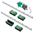 HGR20 Linear Guide Rail kit 2Pcs 1000mm with 4 HGH20CA Blocks - Smooth