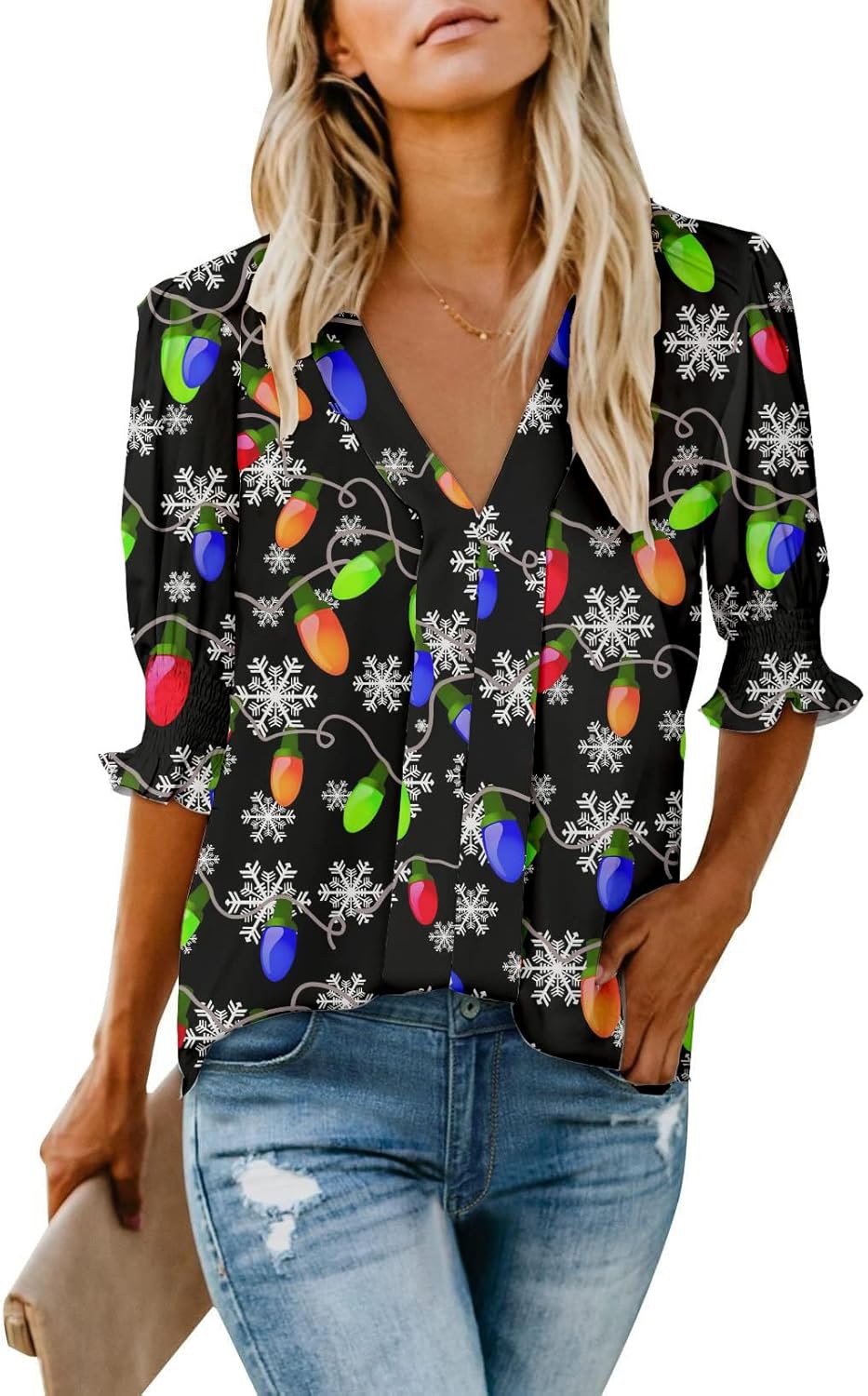 Thanksgiving Blouses Women's Dressy Tops for Fall Celebrations