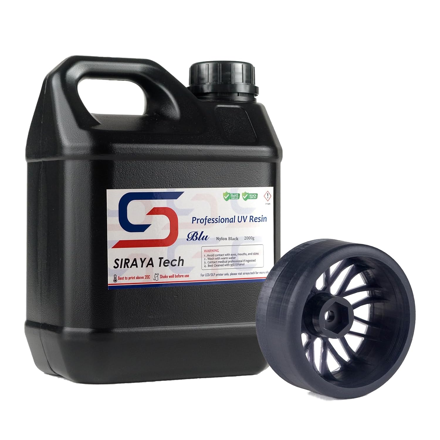 Siraya Tech Blu Nylon 3D Printer Resin for Strong Precise Prints