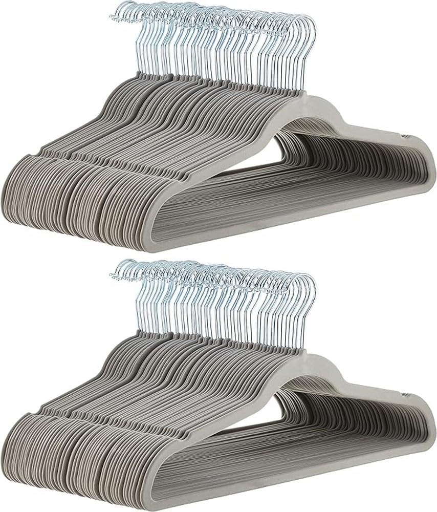 Durable Velvet Non-Slip Suit Clothes Hangers for Closet Use
