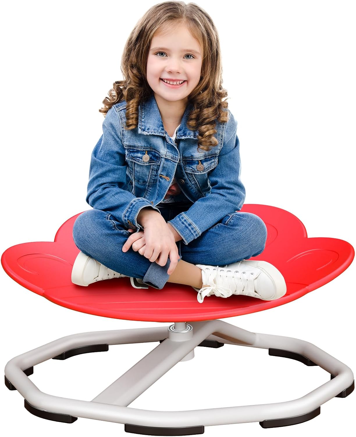 Red Sensory Swivel Chair for Kids - Improve Coordination!