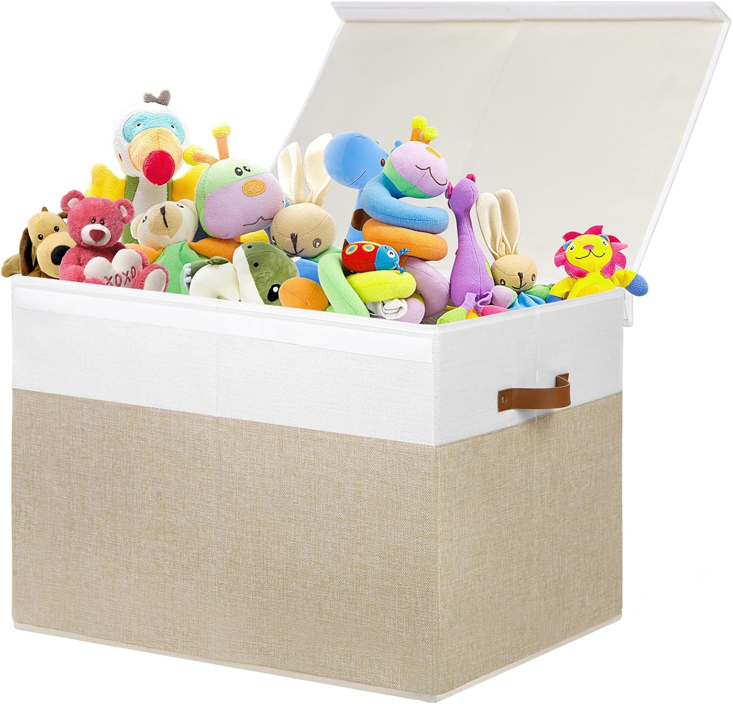 Large Toy Storage Box with Lid for Kids - Sturdy Organizer