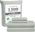 LANE LINEN 100% Egyptian Cotton King Sheets Set - Luxury 1500 TC