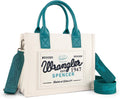 Montana West Wrangler Tote Bag for Women - Retro Canvas Top Handle has