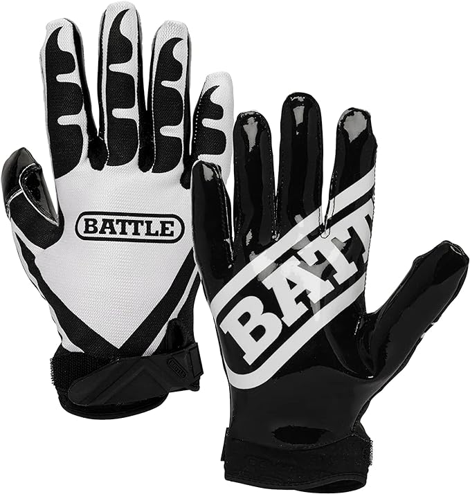 Battle Ultra-Stick Football Gloves for Pro-Style Performance