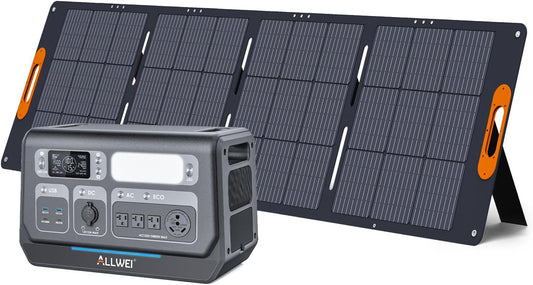 ALLWEI LiFePO4 Portable Power Station for Outdoor Adventures