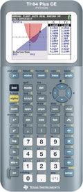 TI-84 Plus CE Graphing Calculator in Fractal Frost Color