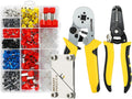 Ferrule Crimping Tool Kit and 600PCS Wire Ferrules - Complete Crimper