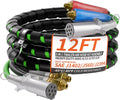 12FT 3 in 1 Trailer Air Line Hose Kit Assembly - Organized