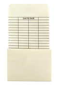 Manila Library Pockets Self-Adhesive High Back 6.25 x 3.5 in - 500