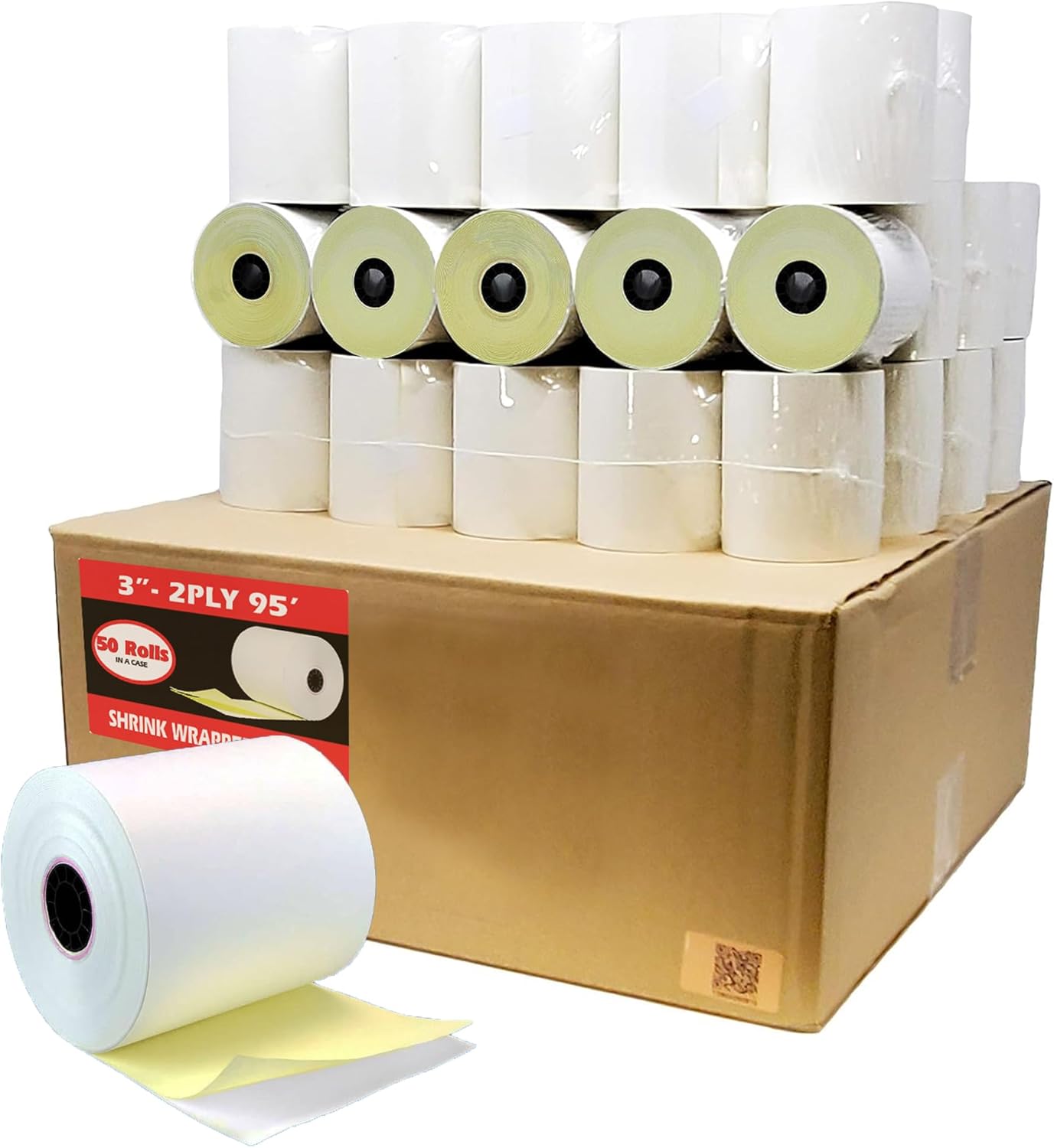 BuyRegisterRolls 2 Ply Carbonless Rolls for Kitchen Printers