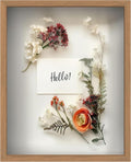 FrameWorks 16 in x 20 in Original Golden Oak Wooden Shadow Box Frame