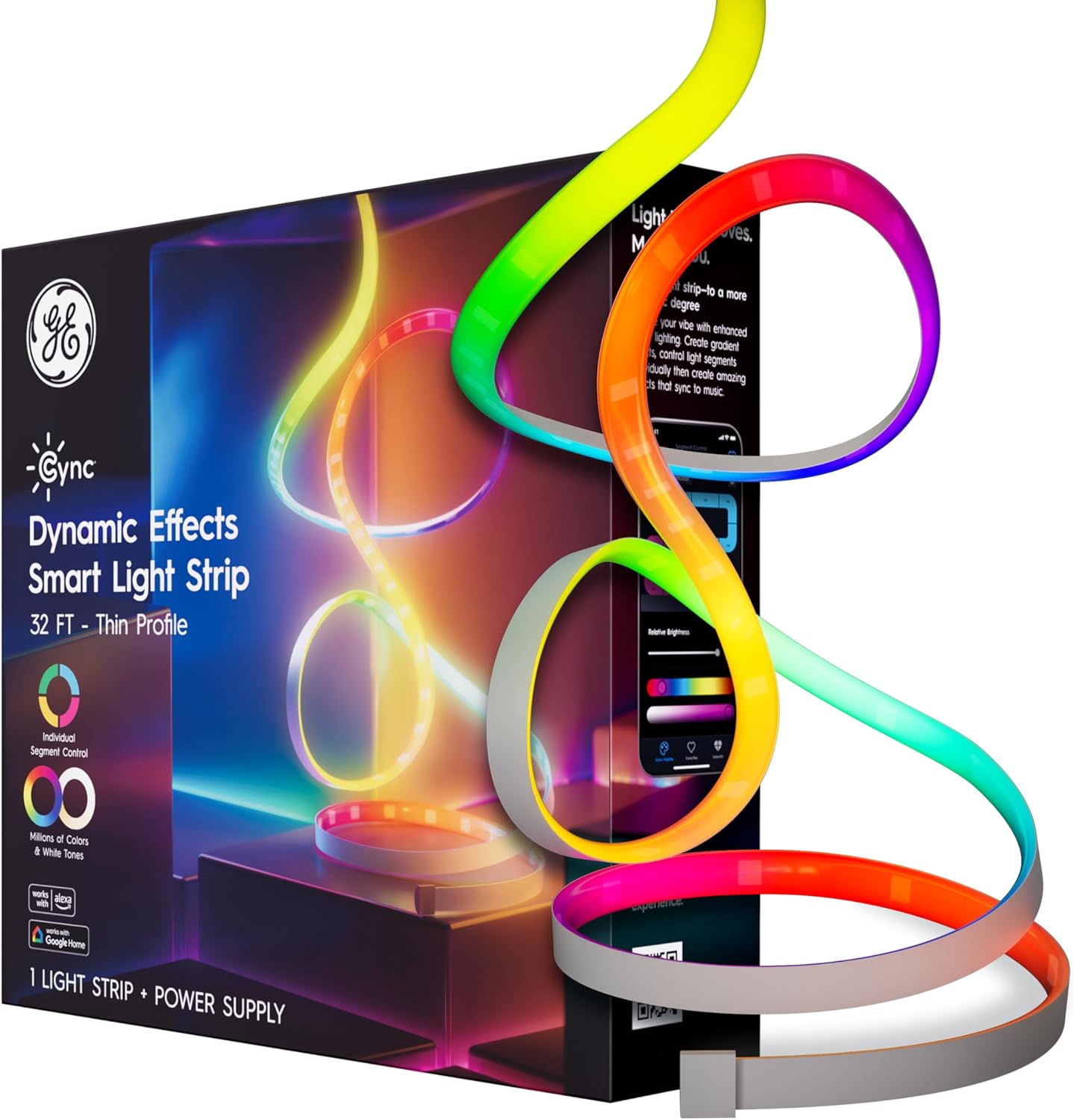 Cync GE Dynamic Effects Smart Light Strip with Music Sync