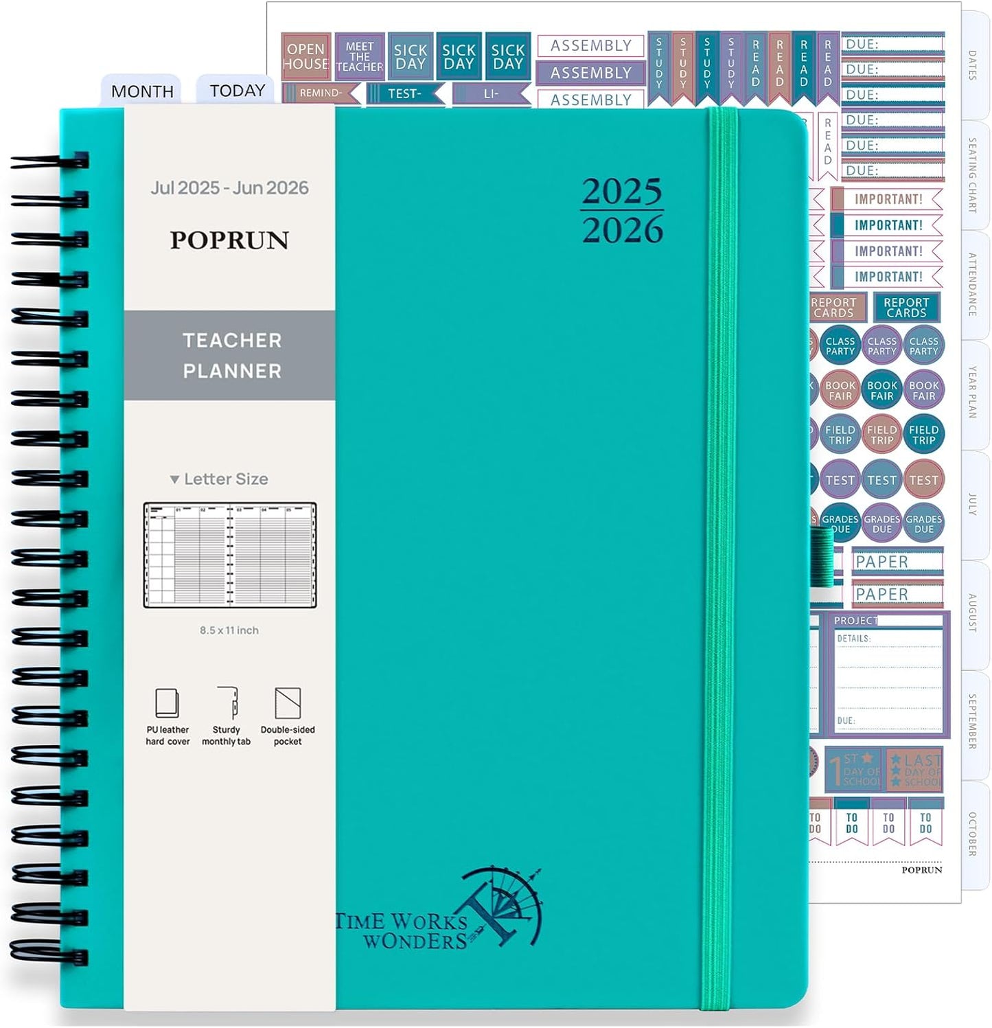 Teacher Planner 2025-2026 for Efficient Lesson Planning