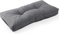 27x12x4 in Heather Charcoal Bench Cushion - Non Slip Memory Foam