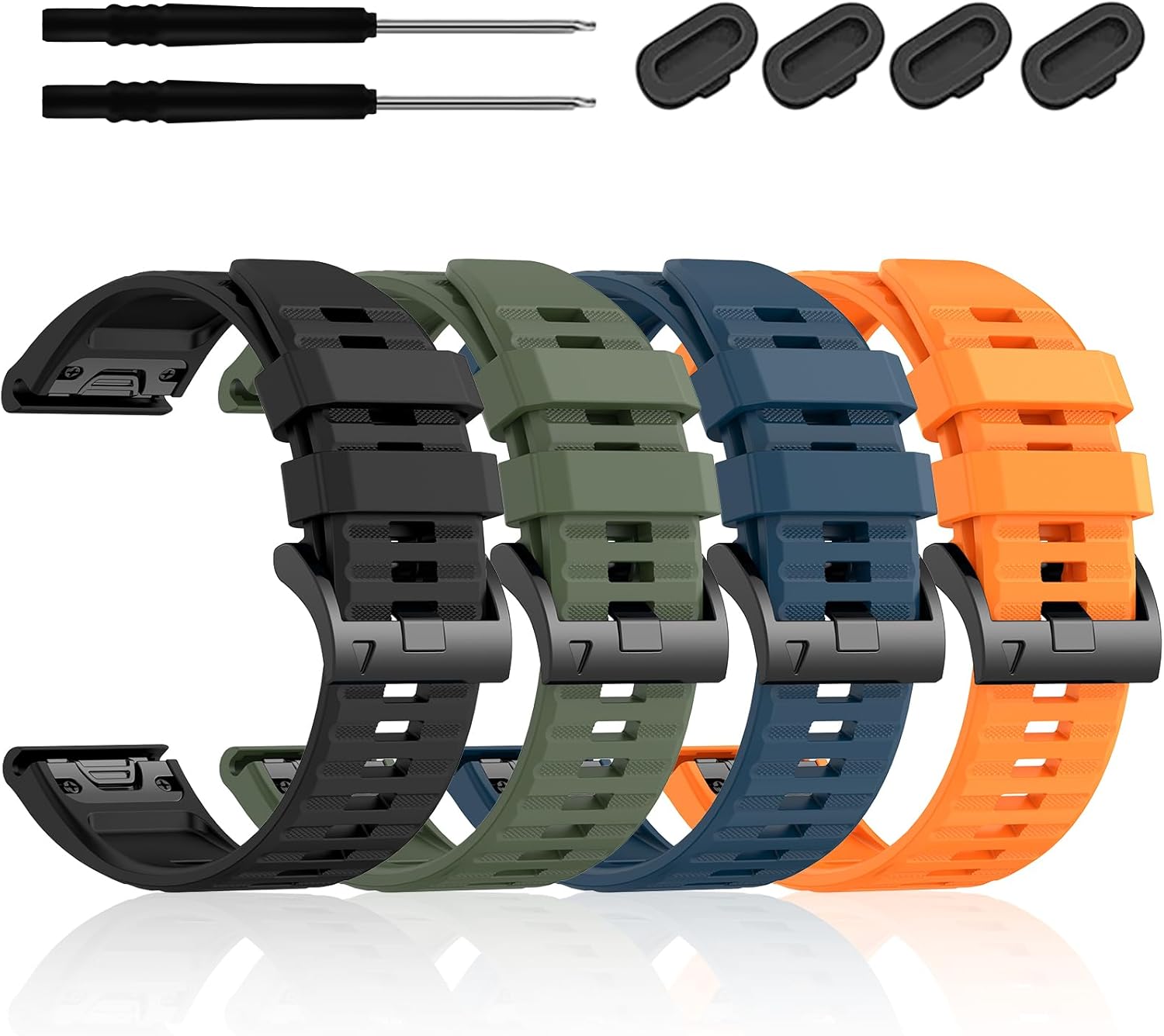Soft Silicone 22mm Watch Band for Garmin Fenix8