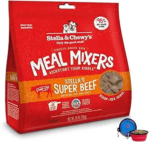 Stella & Chewy's Freeze Dried Dog Food Super Meal Mixers 18-Oz
