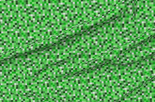 Pixel Perfect Gaming Fabric by Spoonflower