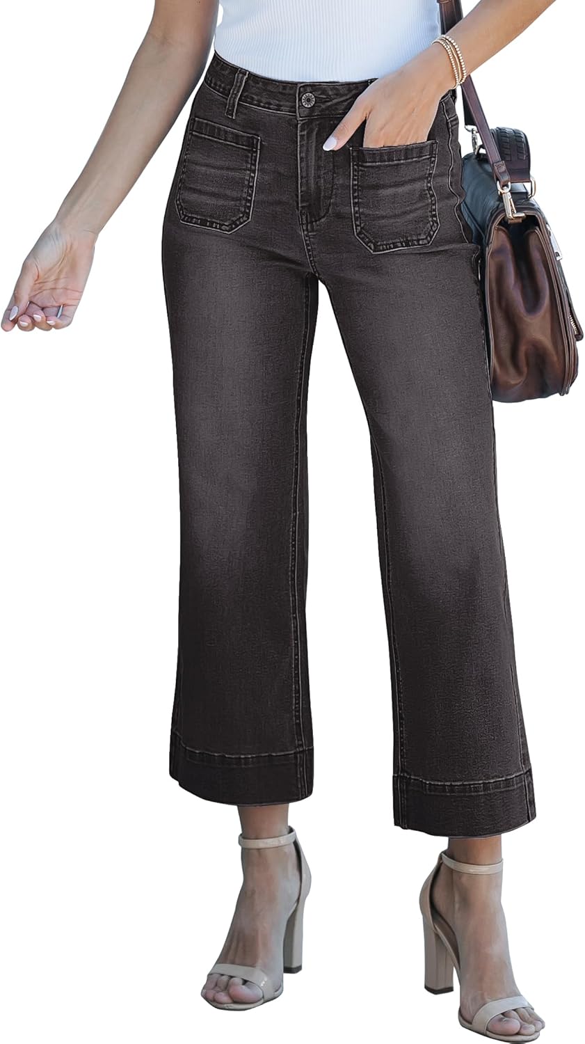 luvamia Wide Leg Jeans for Women High Waisted Flare Style