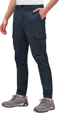 PULI Men's Waterproof Hiking Pants Slim Fit Cargo Joggers (Style 348L)