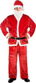 Santa Claus Costume Cost-effective 5pcs Santa Suit - Large Fit