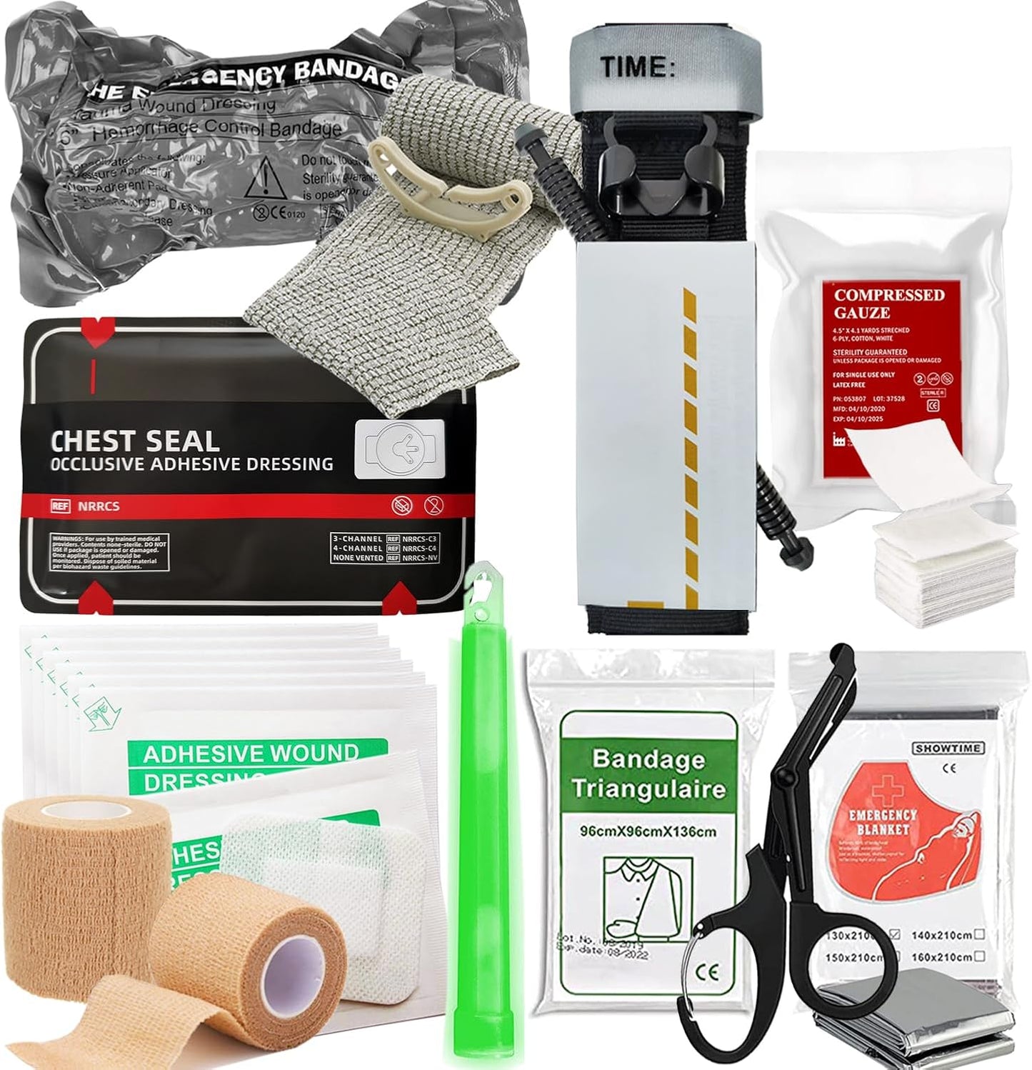 IFAK Trauma First Aid Kit with Bleeding Control Pack Features