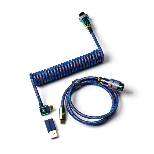 Keychron Premium Coiled USB-C Aviator Cable for Keyboards