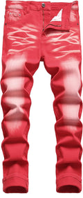 Men's Slim Fit Stretch Jeans Ripped Skinny Jeans - Comfort & Stretch