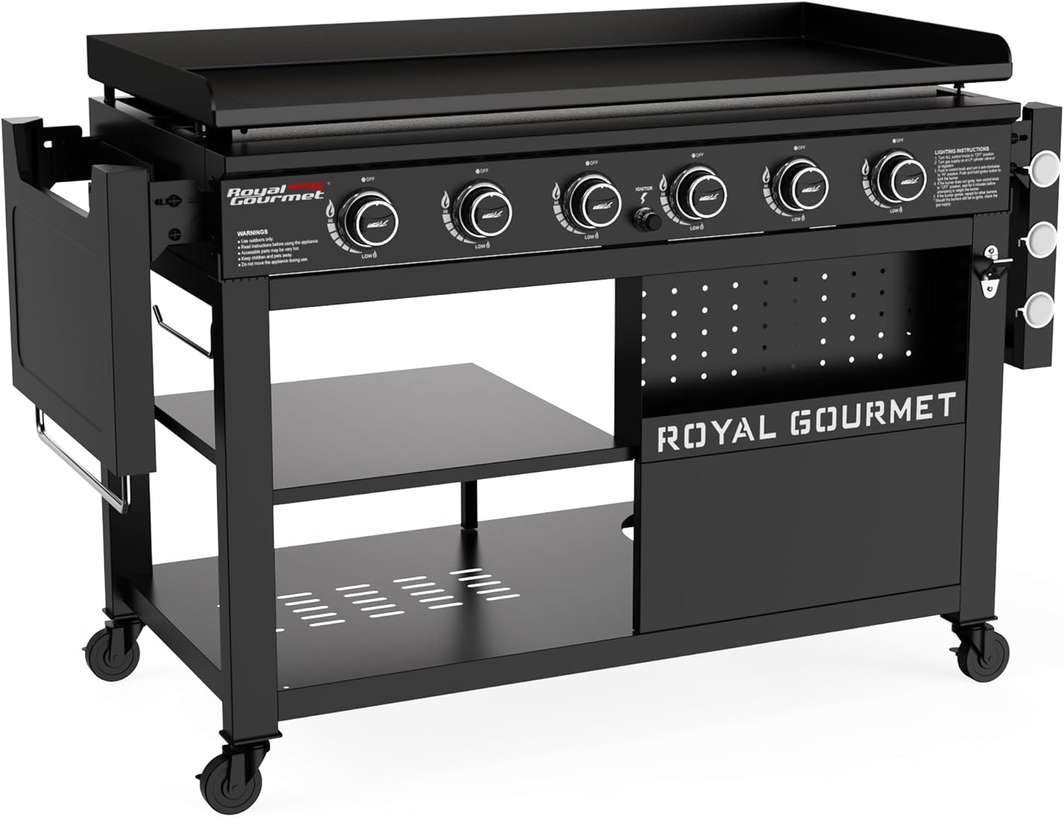 Royal Gourmet GB6000 44-Inch Propane Gas Griddle for Outdoor Cooking